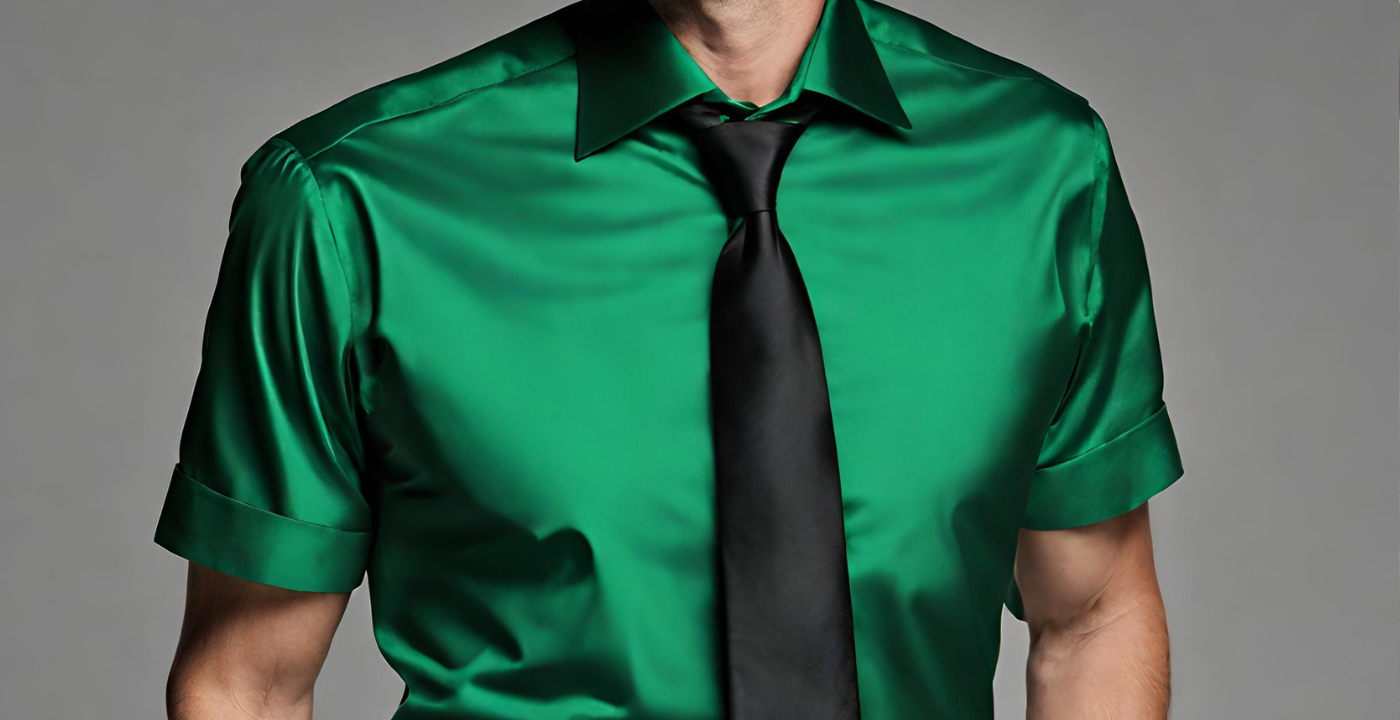 What tie to wear with a green emerald dress shirt