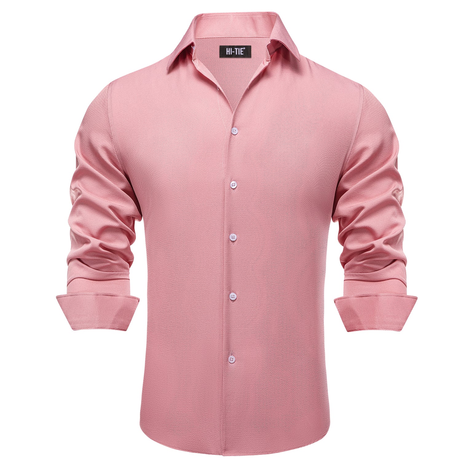 Solid pink sale shirt