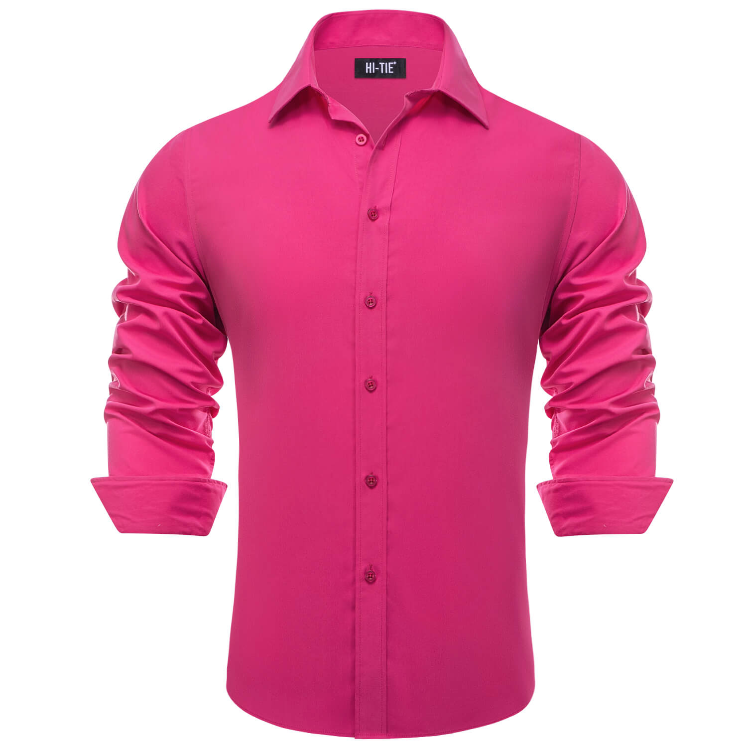 Mens pink button down shirt best sale