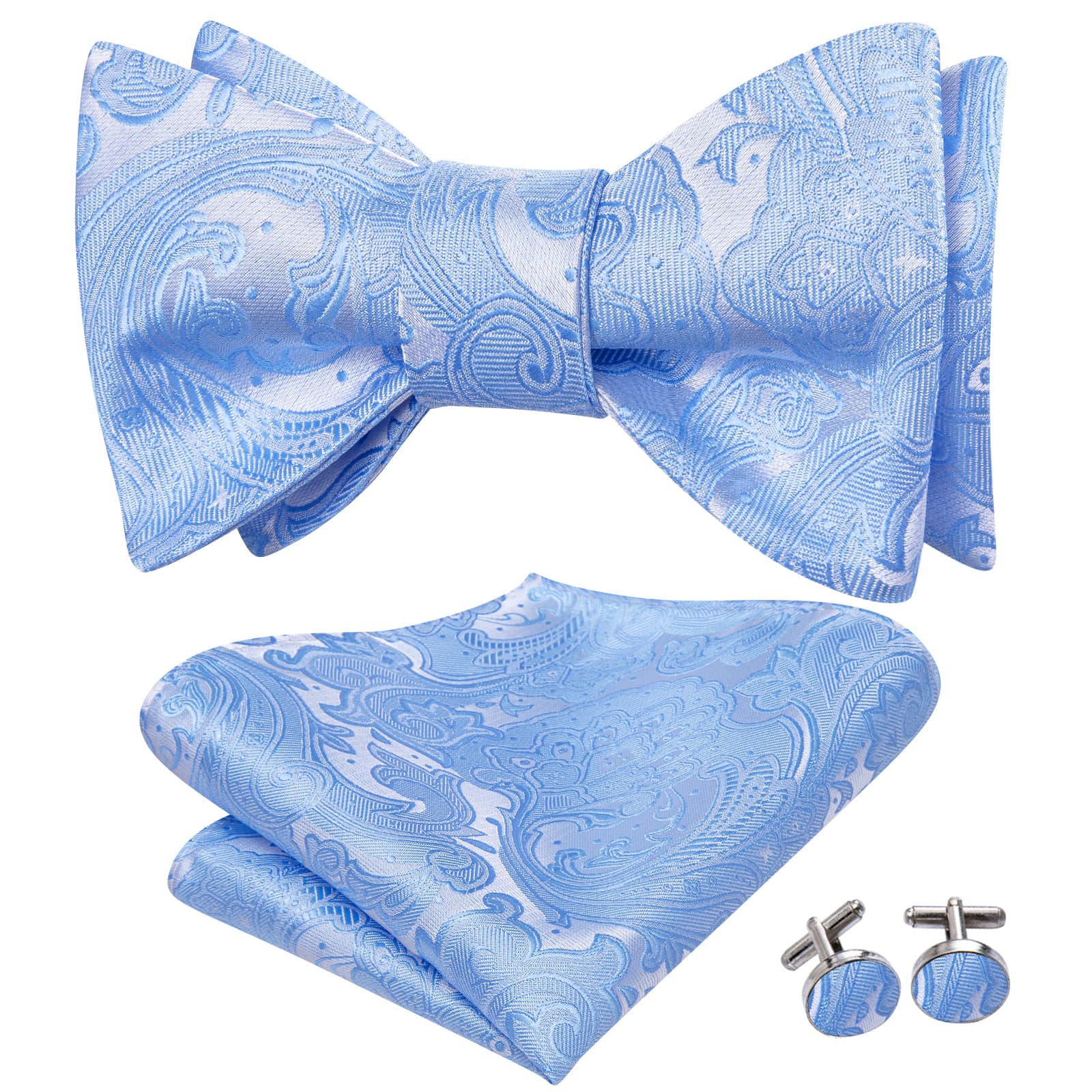 blue bow tie