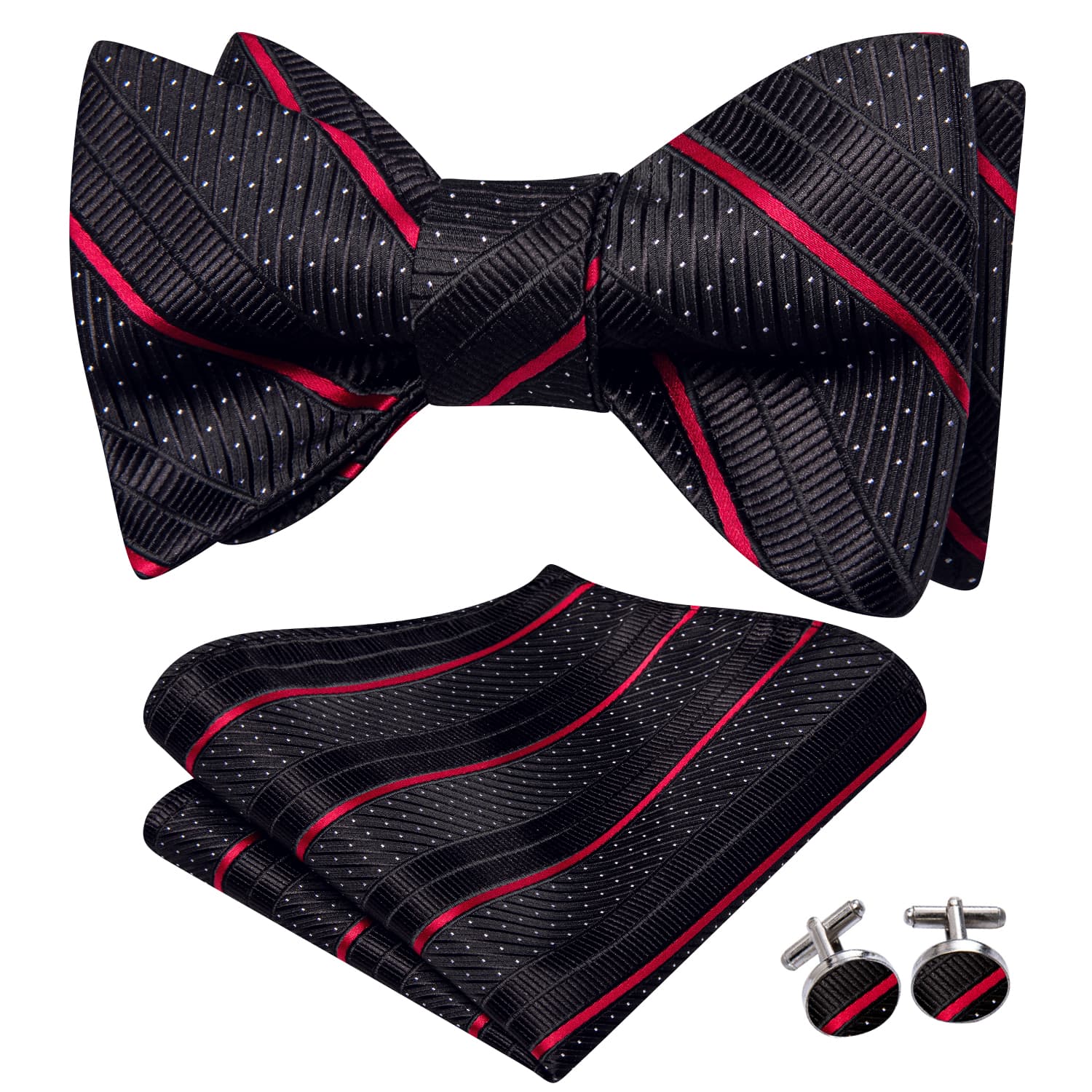 black bow tie