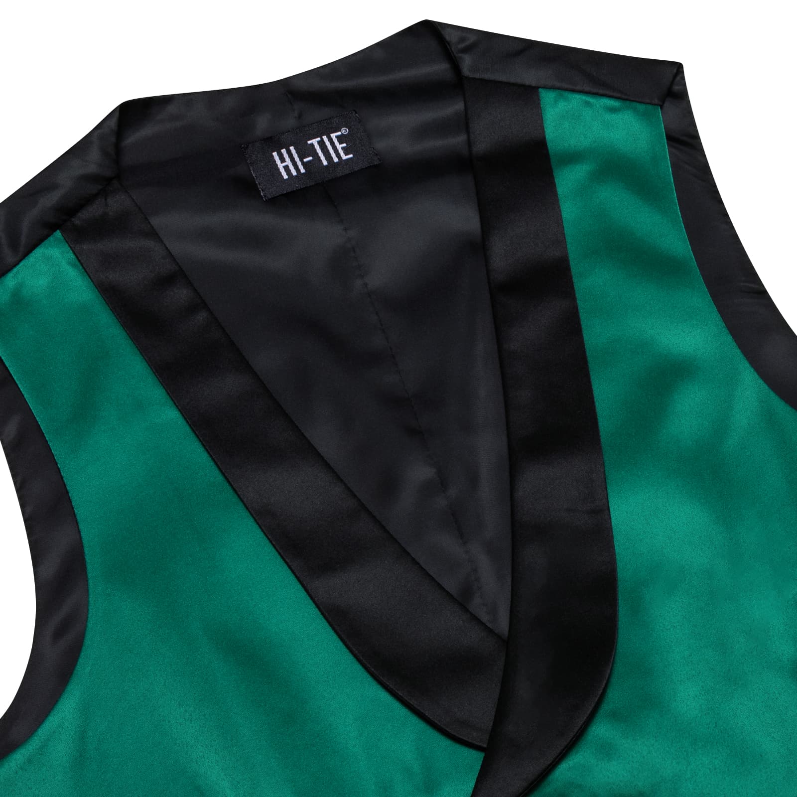 Sacramento State Green Double Breasted Black Shawl Lapel Vest