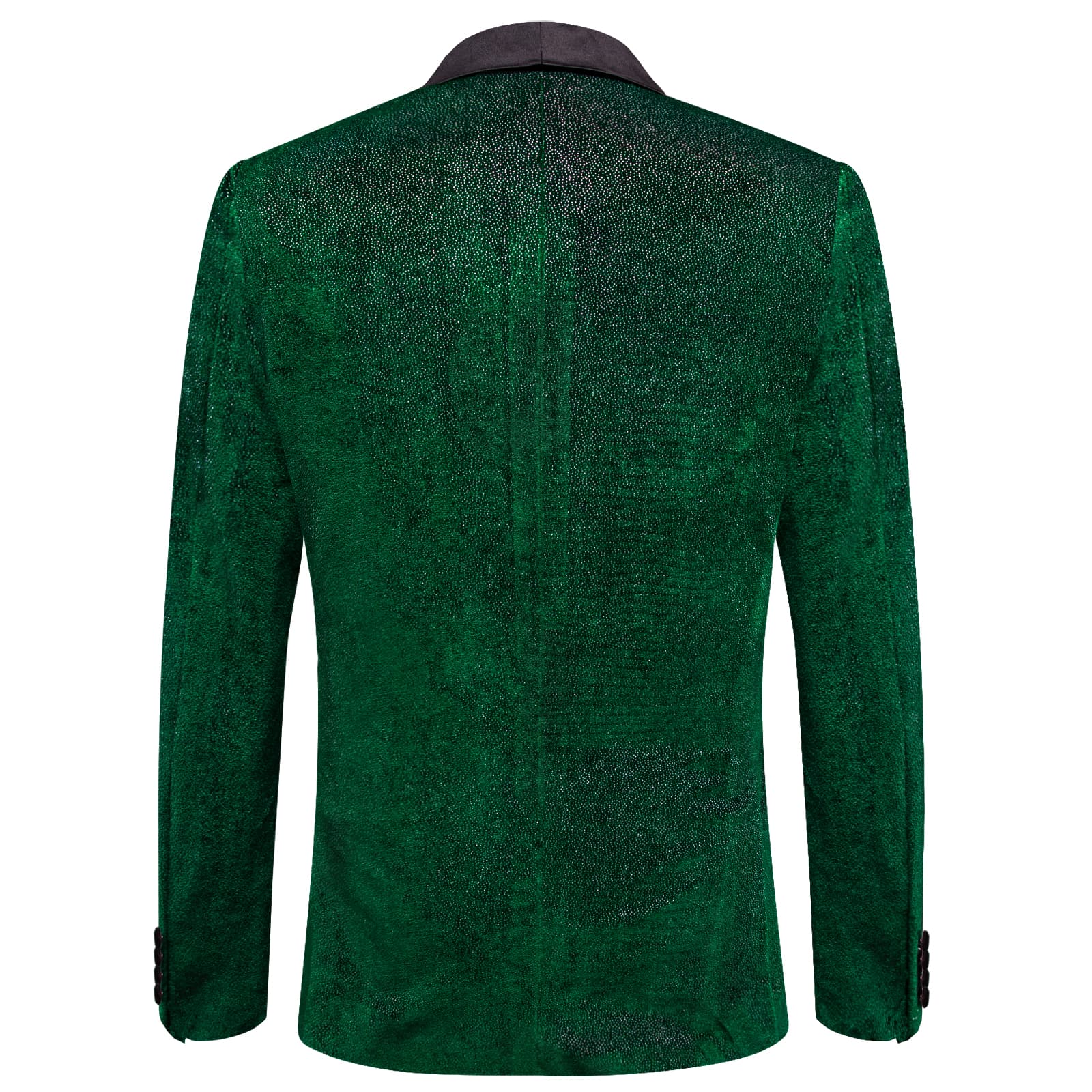 Velvet Blazer Green Formal Wedding Suit Shawl Lapel Men's Top