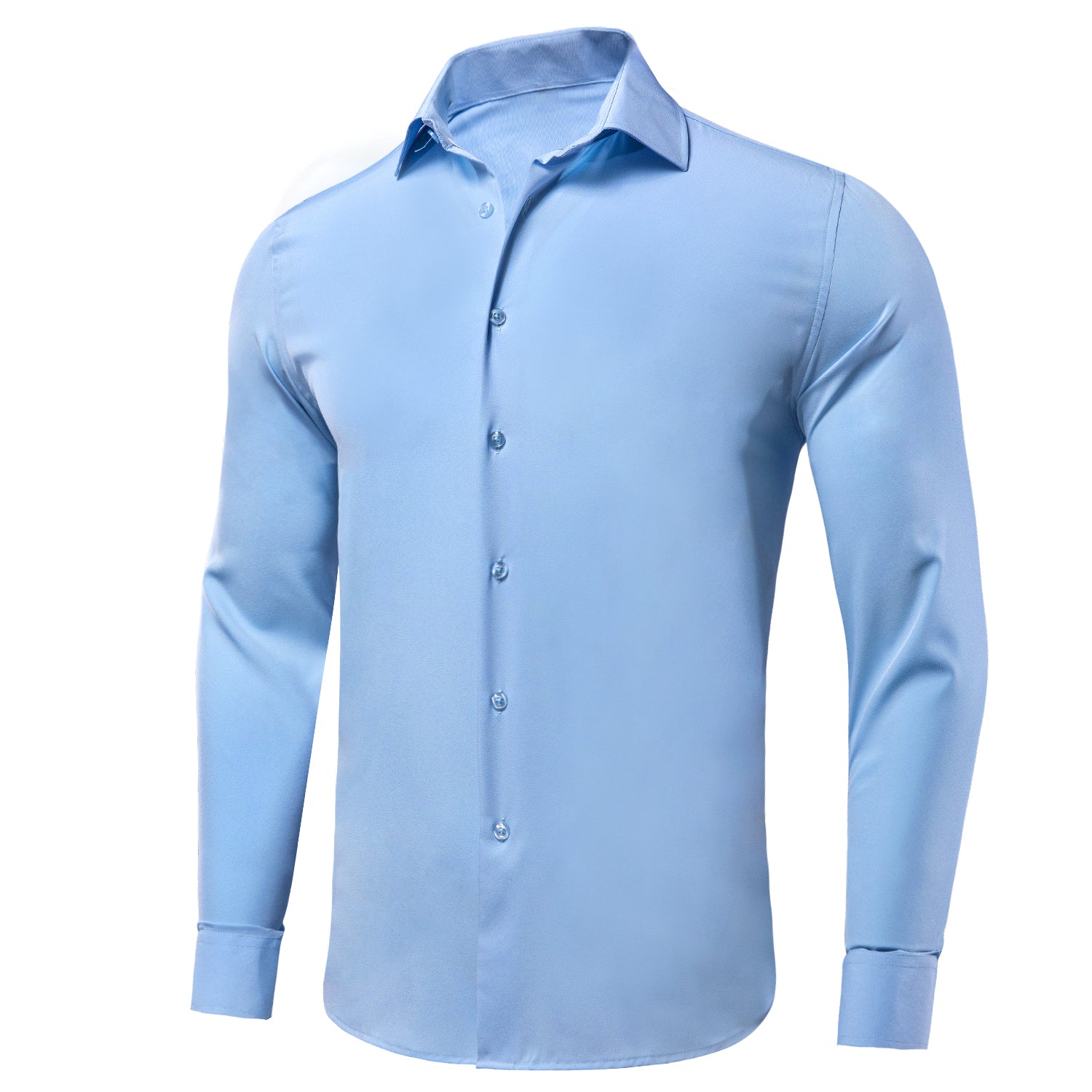 Sky blue long sales sleeve